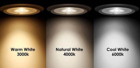 LED valguse värvitemperatuuri valik