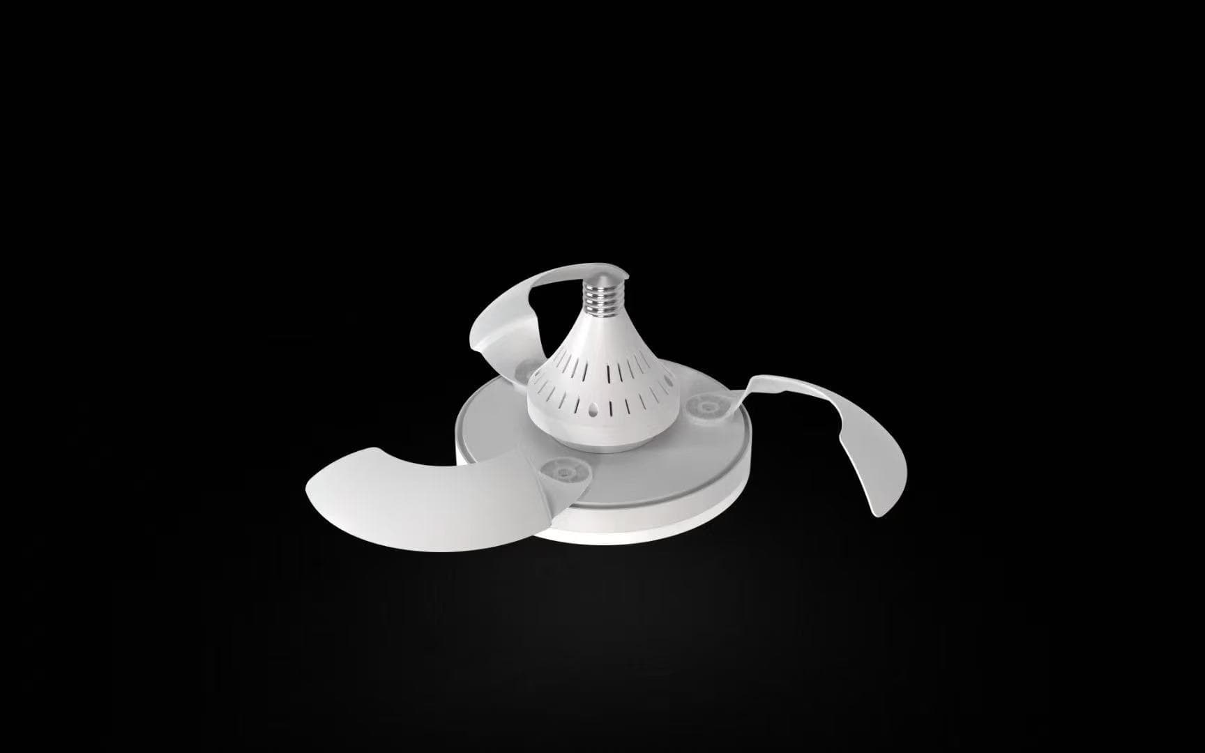 UFO ventilaatori tuli, tuhmutav valguse pistikumaa ventilaator, 3 värvi 3000k-6500k